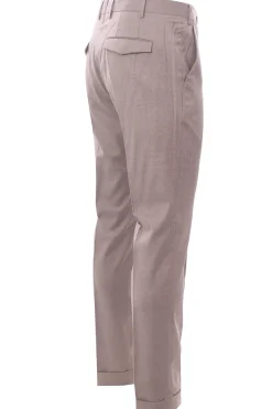 pantalone master f.f. in flanella light stretch