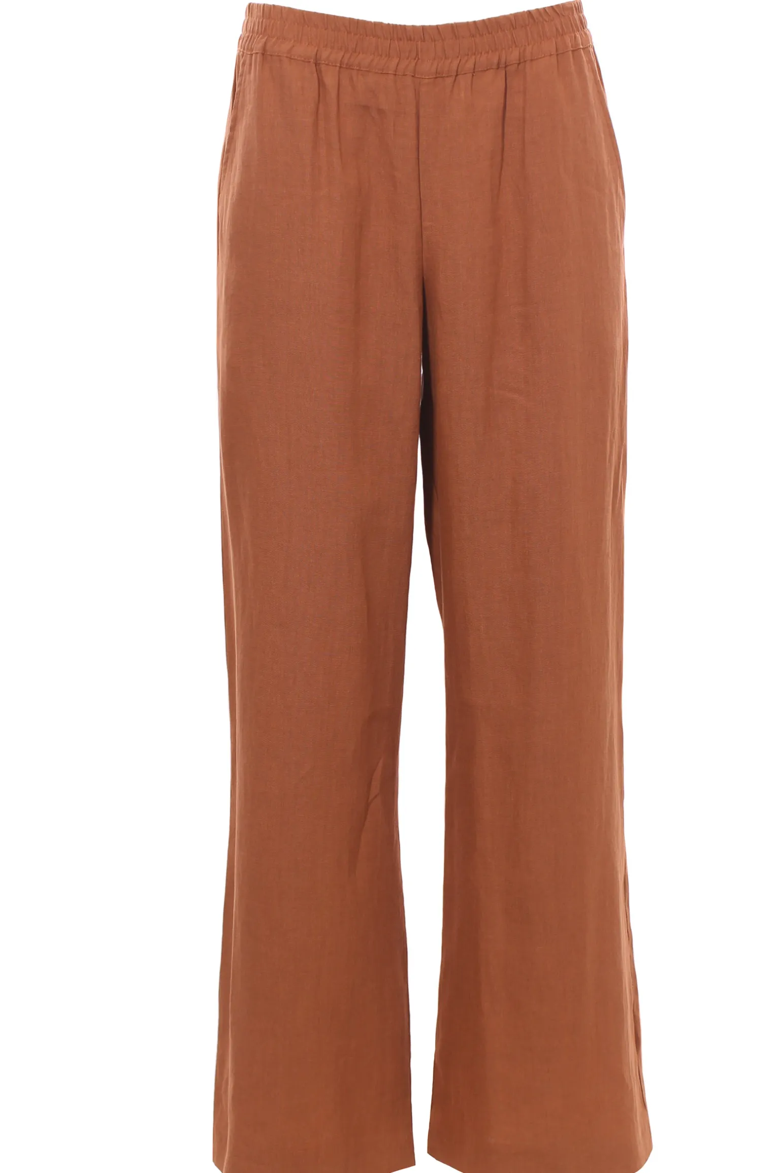 Pantalone palazzo in lino