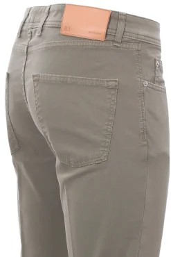 pantalone 5 tasche in cotone stretch