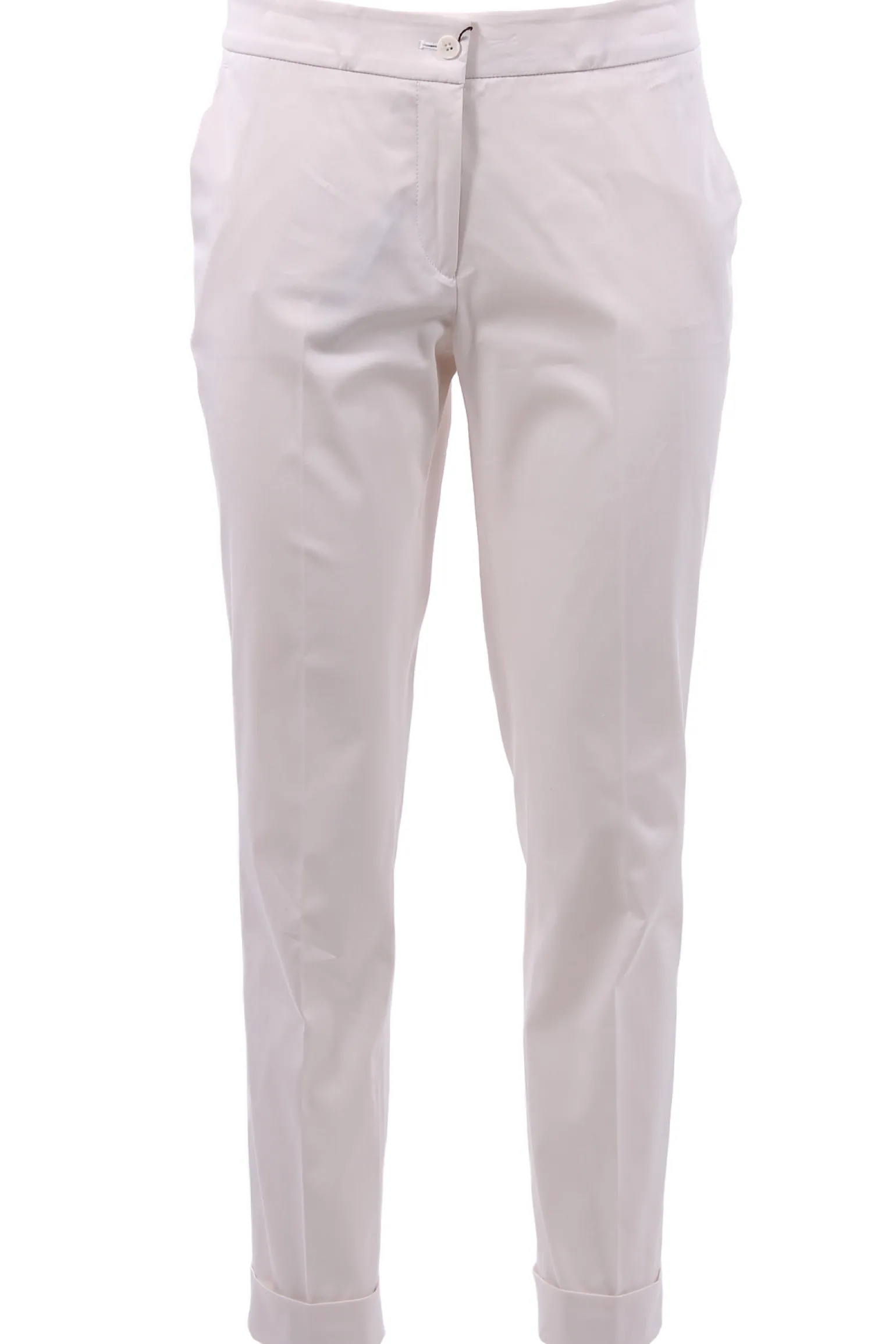 Pantaloni a sigaretta in cotone