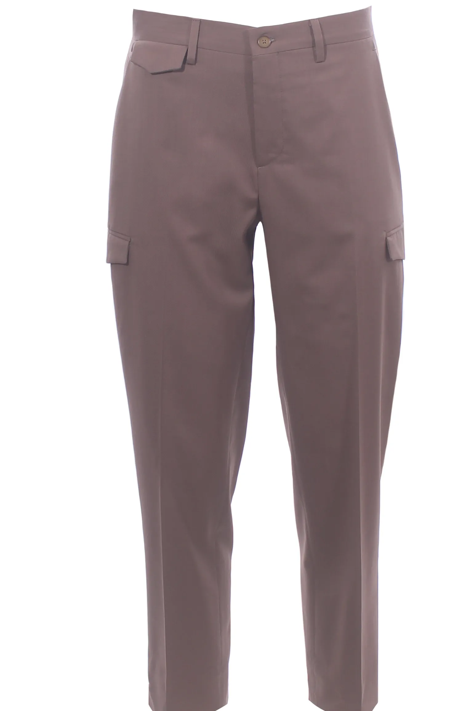Pantaloni cargo in fresco di lana