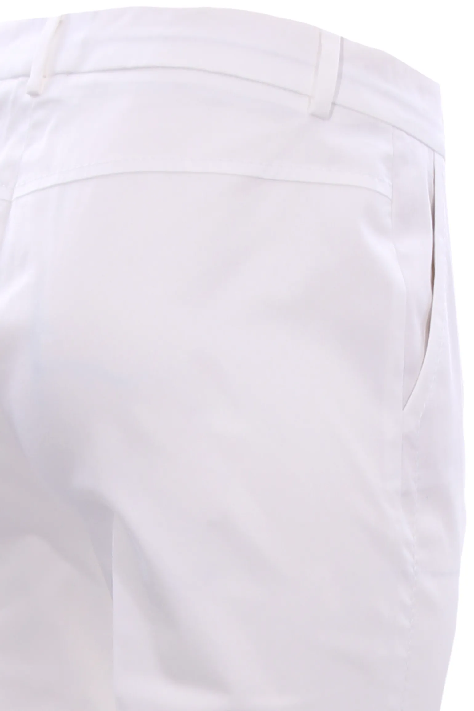 Pantaloni corso como in cotone con impunture