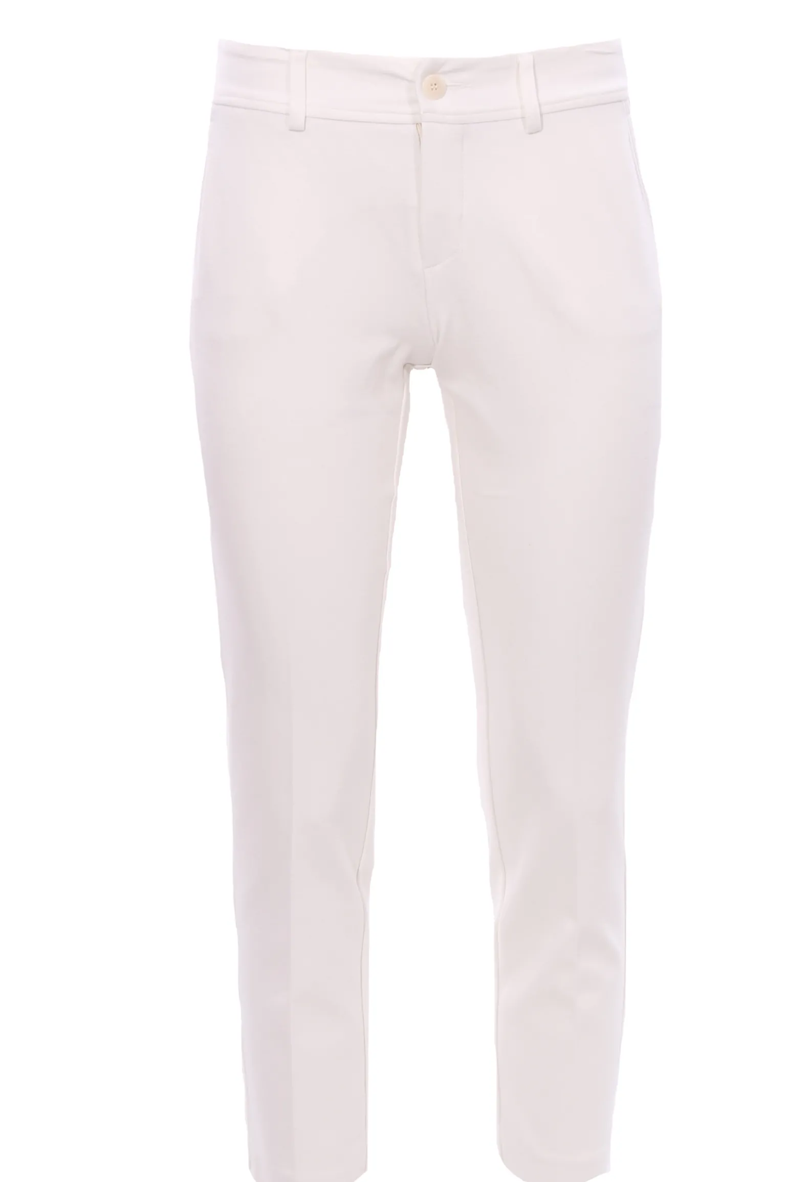 Pantaloni gamba stretta in jersey