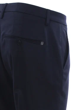 Pantaloni gaubert in flanella leggera