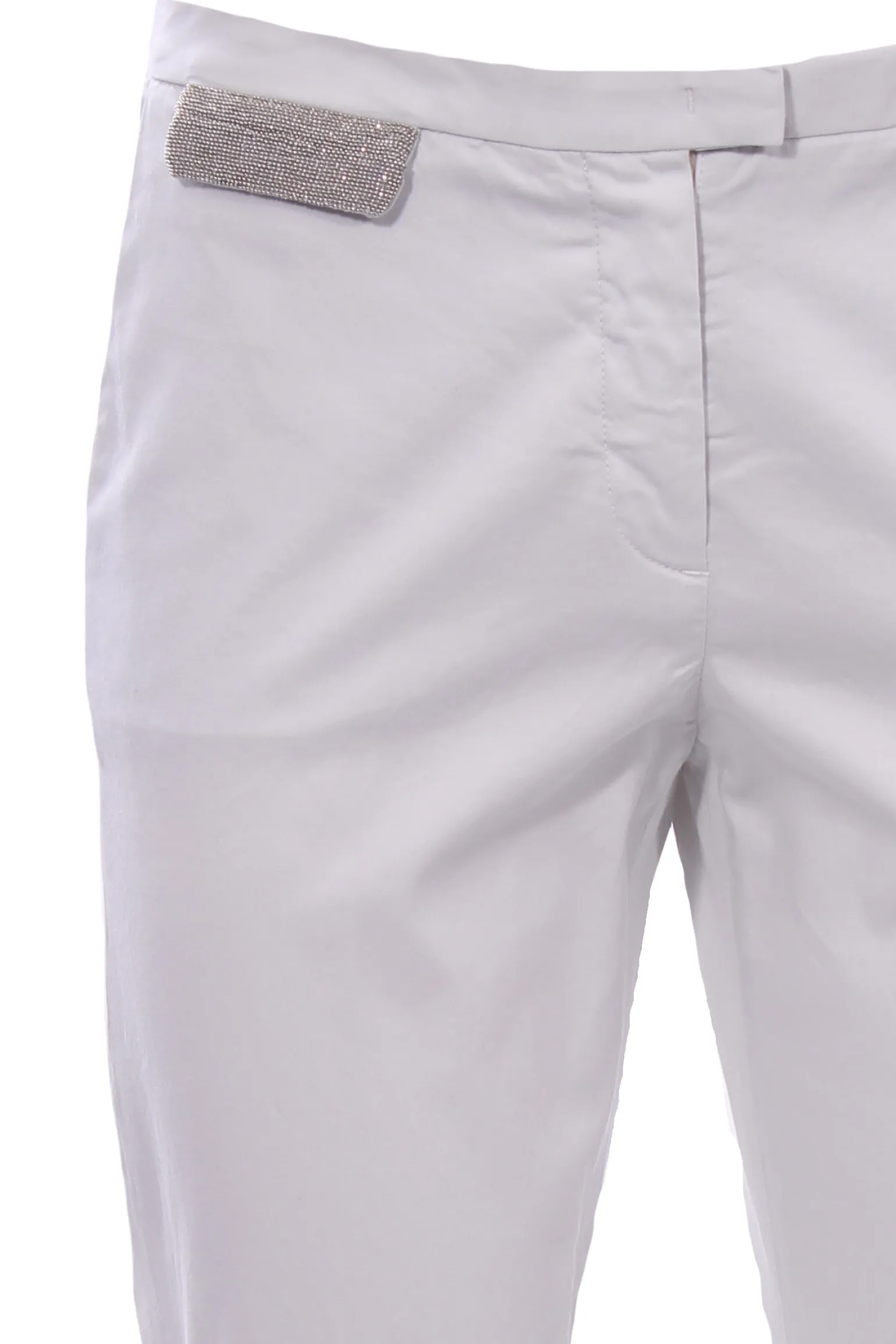 Pantaloni in cotone con taschino