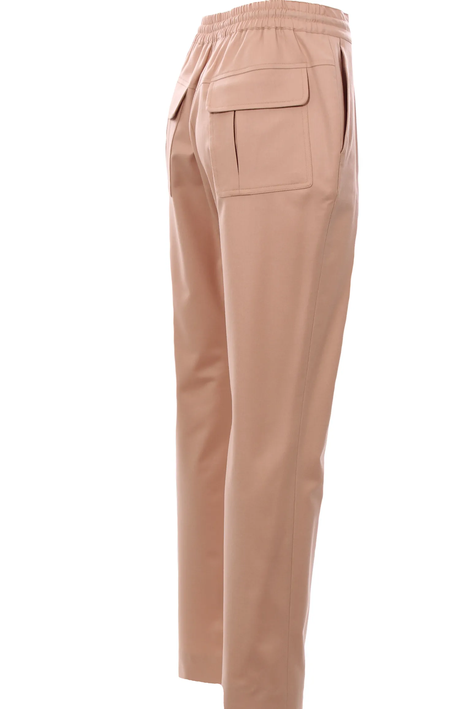 Pantaloni in lana con coulisse
