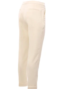 Pantaloni in lana strech jacquard