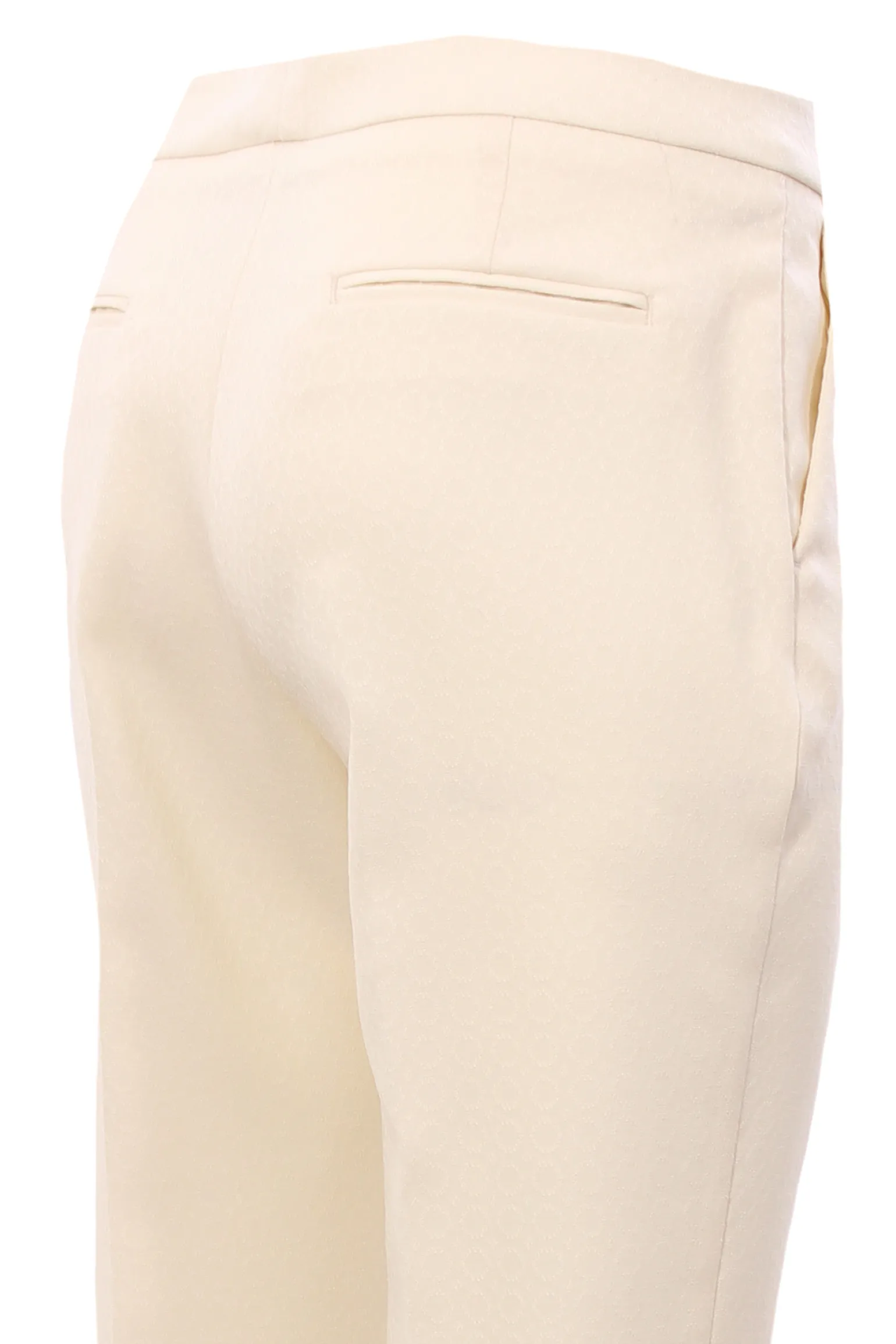 Pantaloni in lana strech jacquard