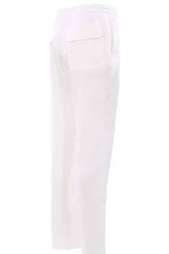 Pantaloni in lino e cotone