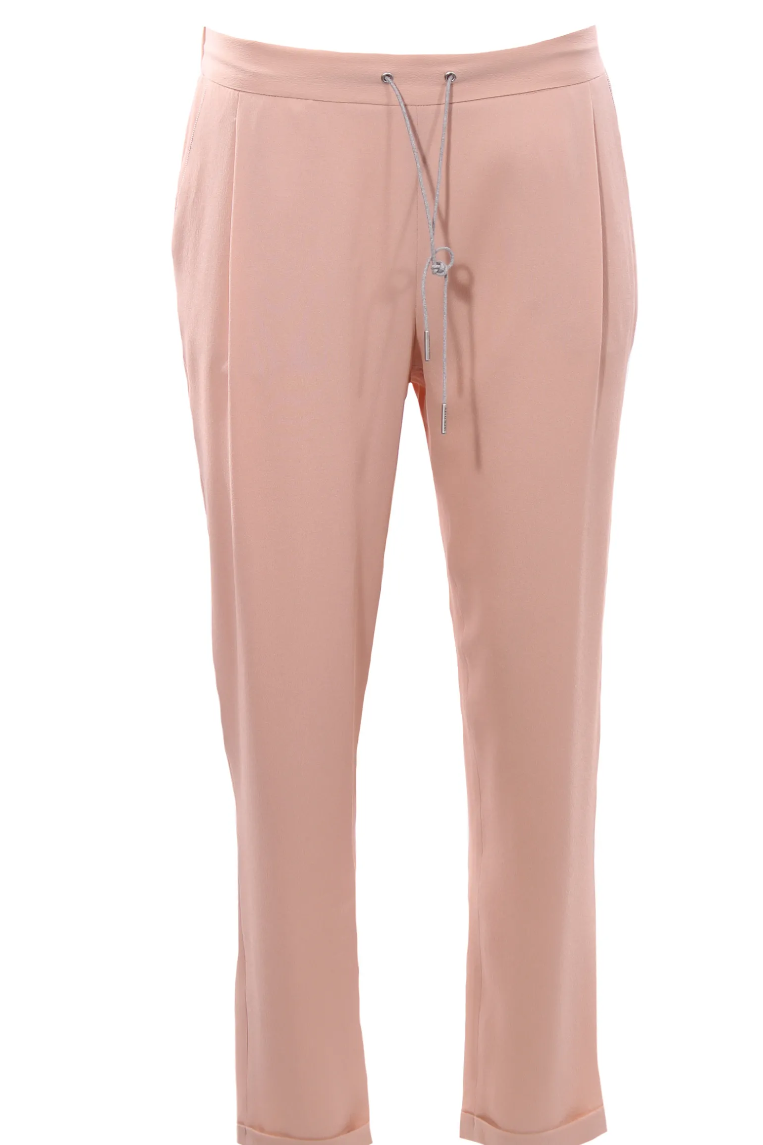 Pantaloni in seta con coulisse