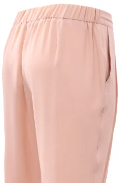 Pantaloni in seta con coulisse
