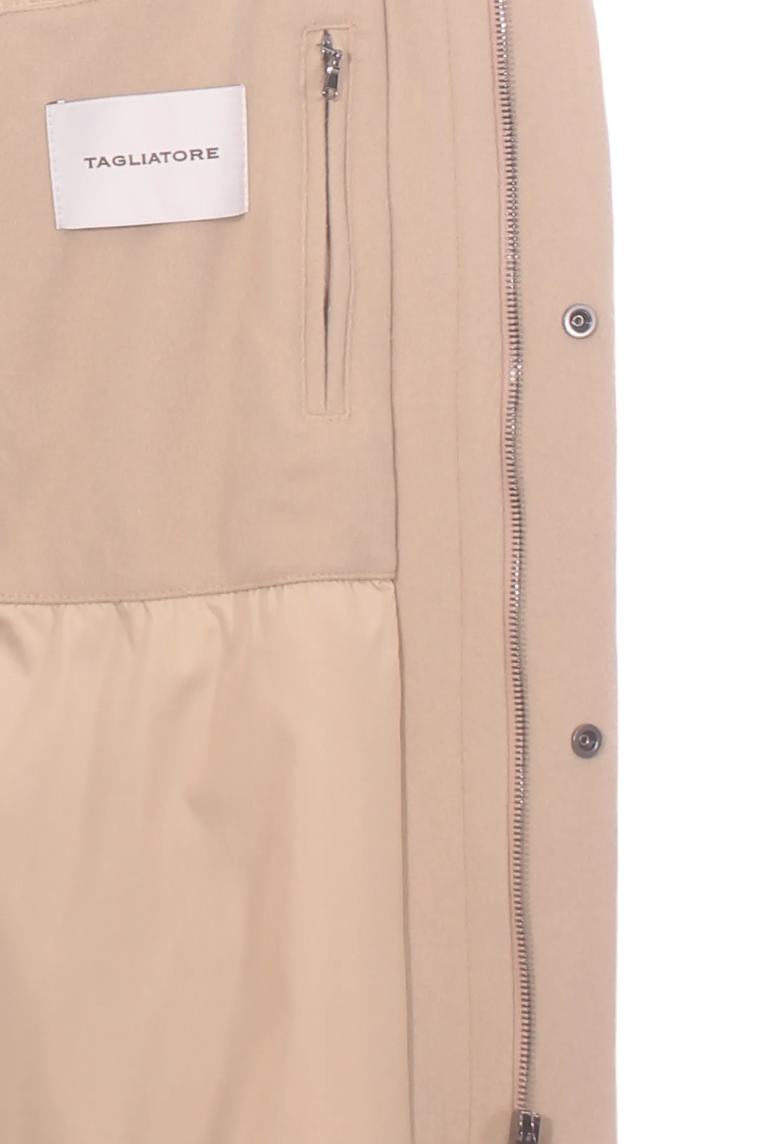 parka in lana e cashmere