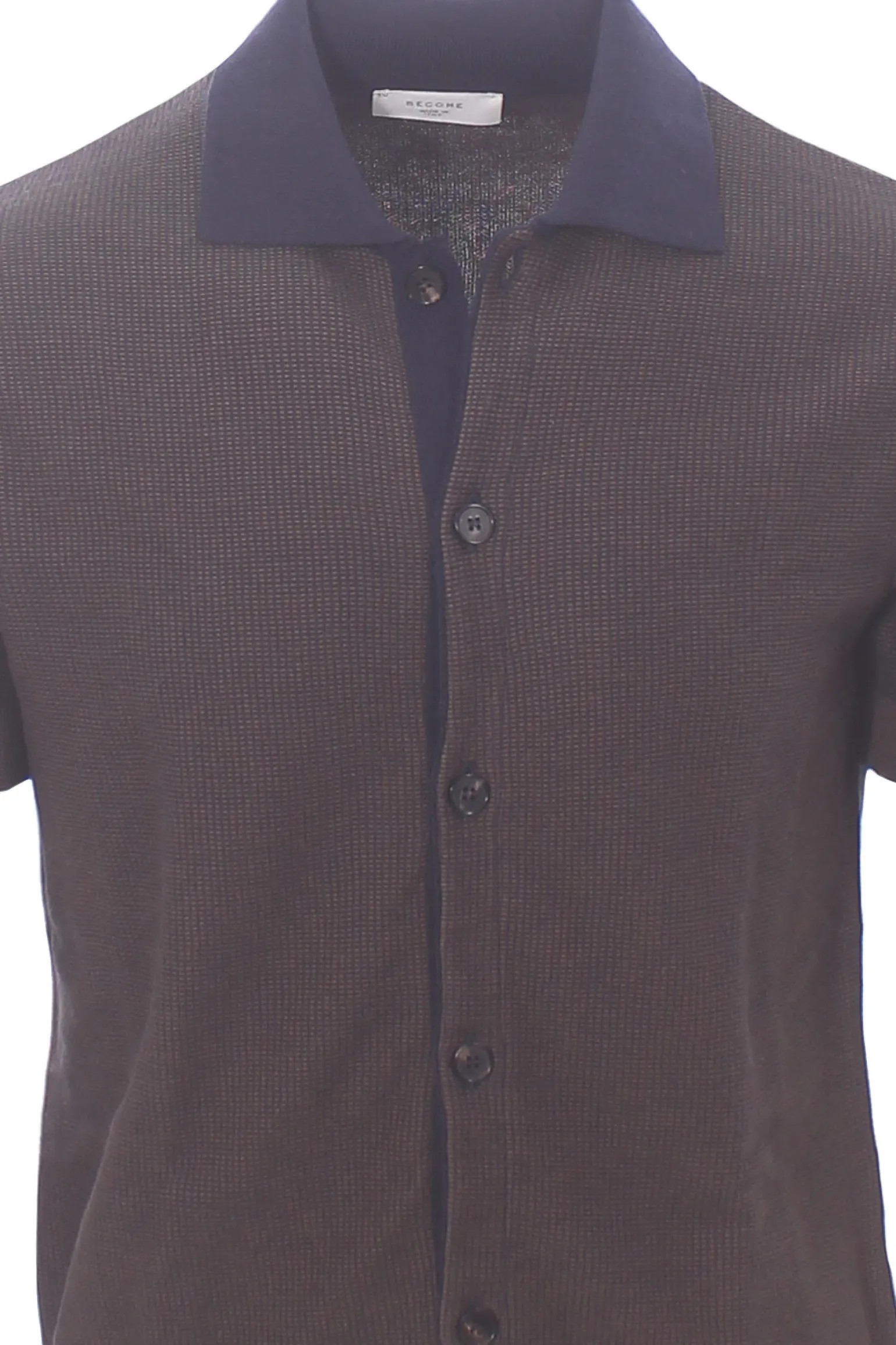 polo camicia cotone operato