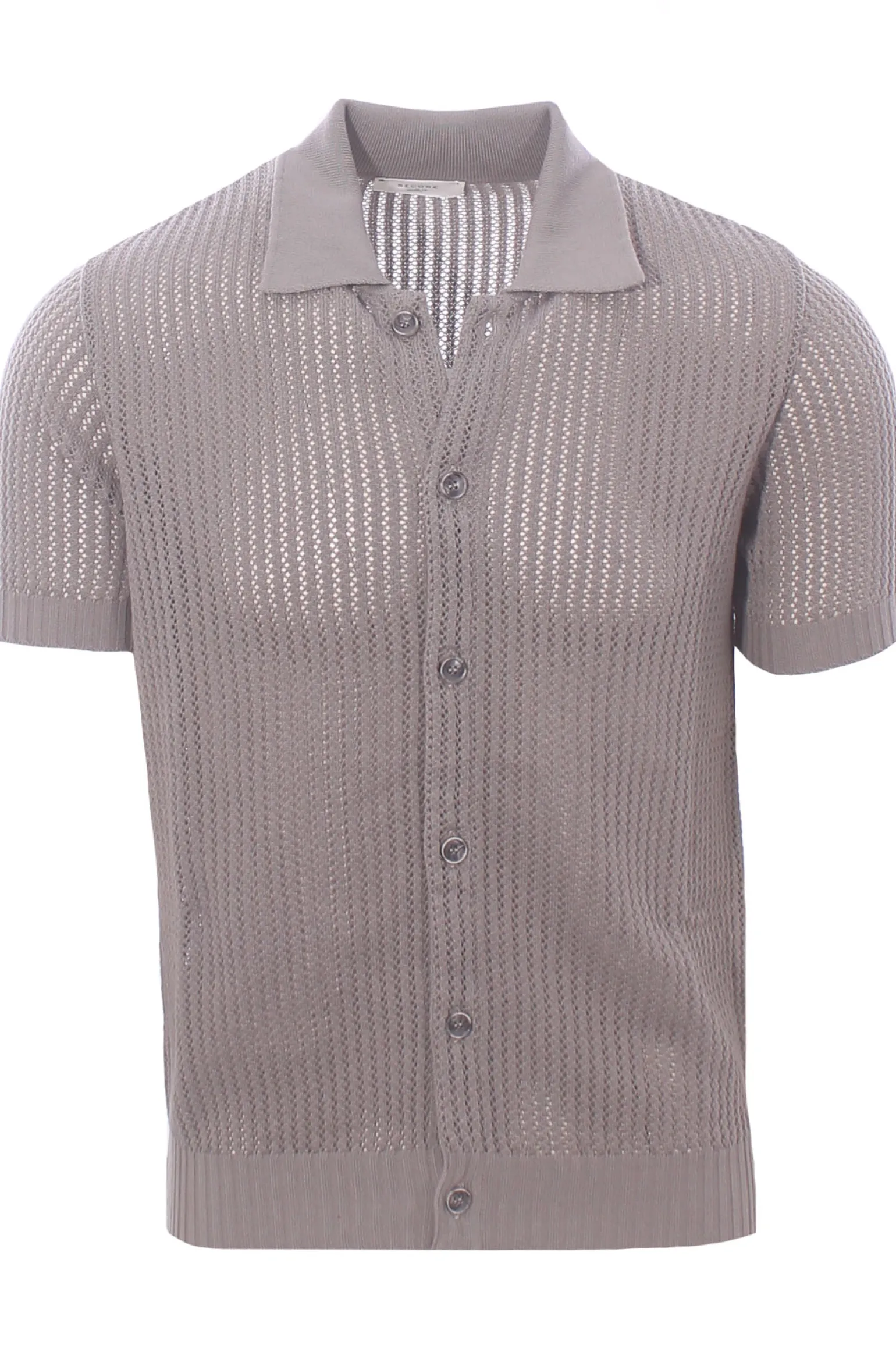 polo camicia cotone traforato