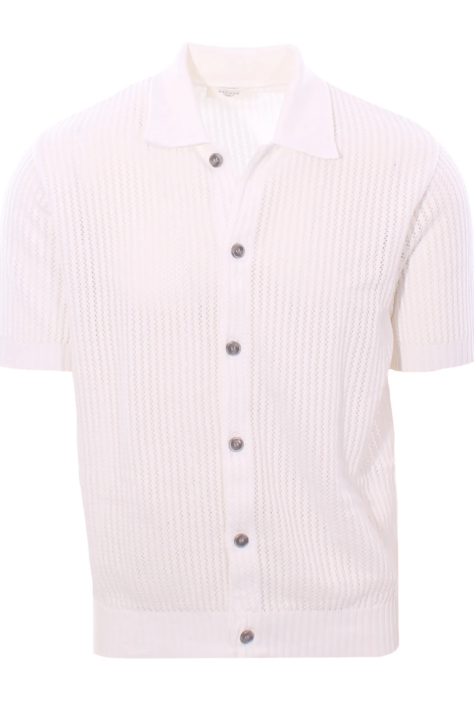polo camicia cotone traforato