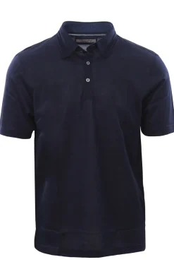Polo con contrasti in piquet filo di scozia