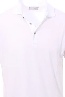 Polo in jersey stone washed