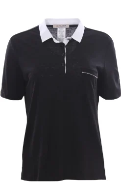 Polo in lino con taschino