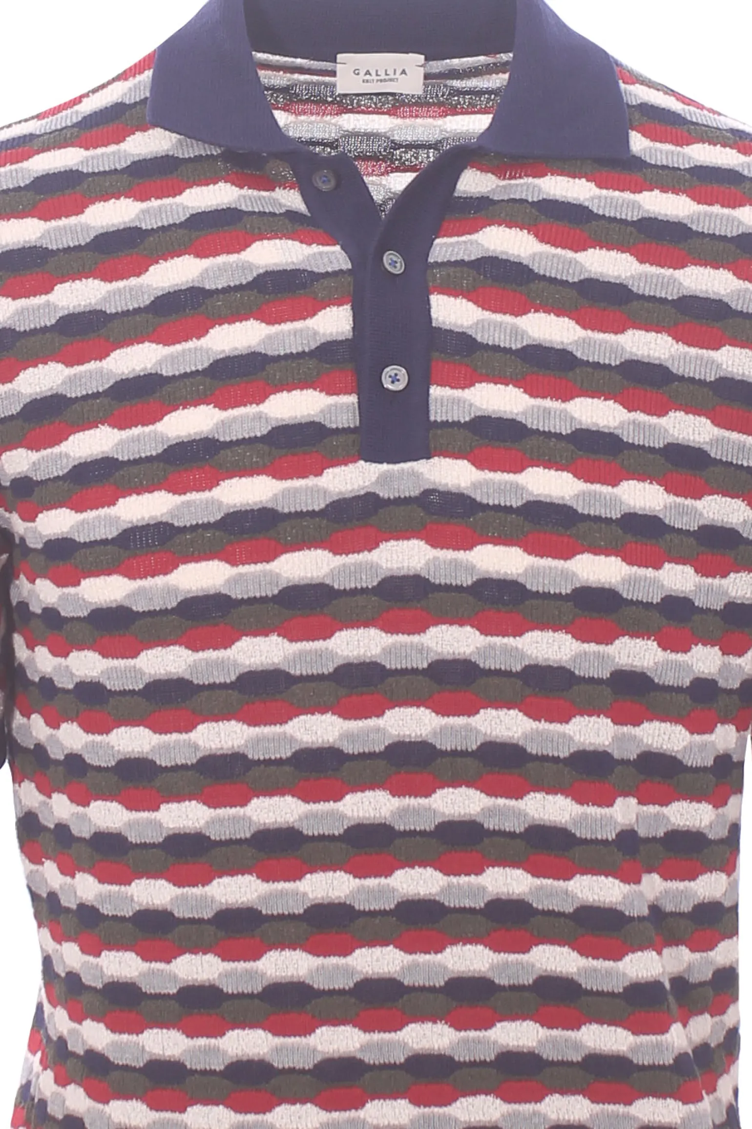 polo jacquard multicolor