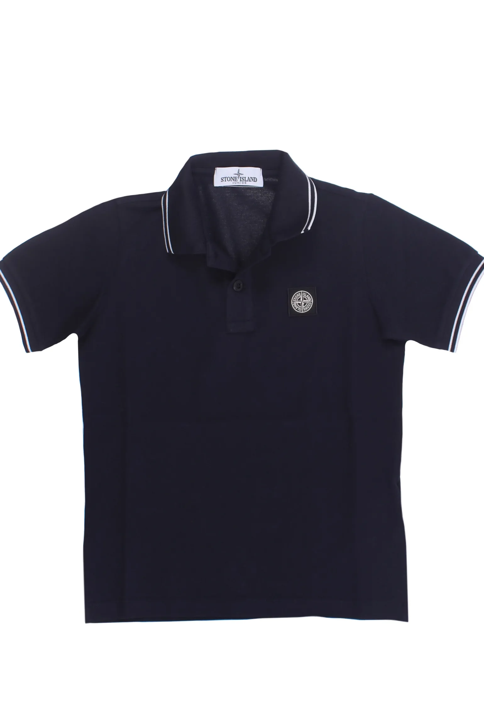 Polo manica corta in cotone stretch