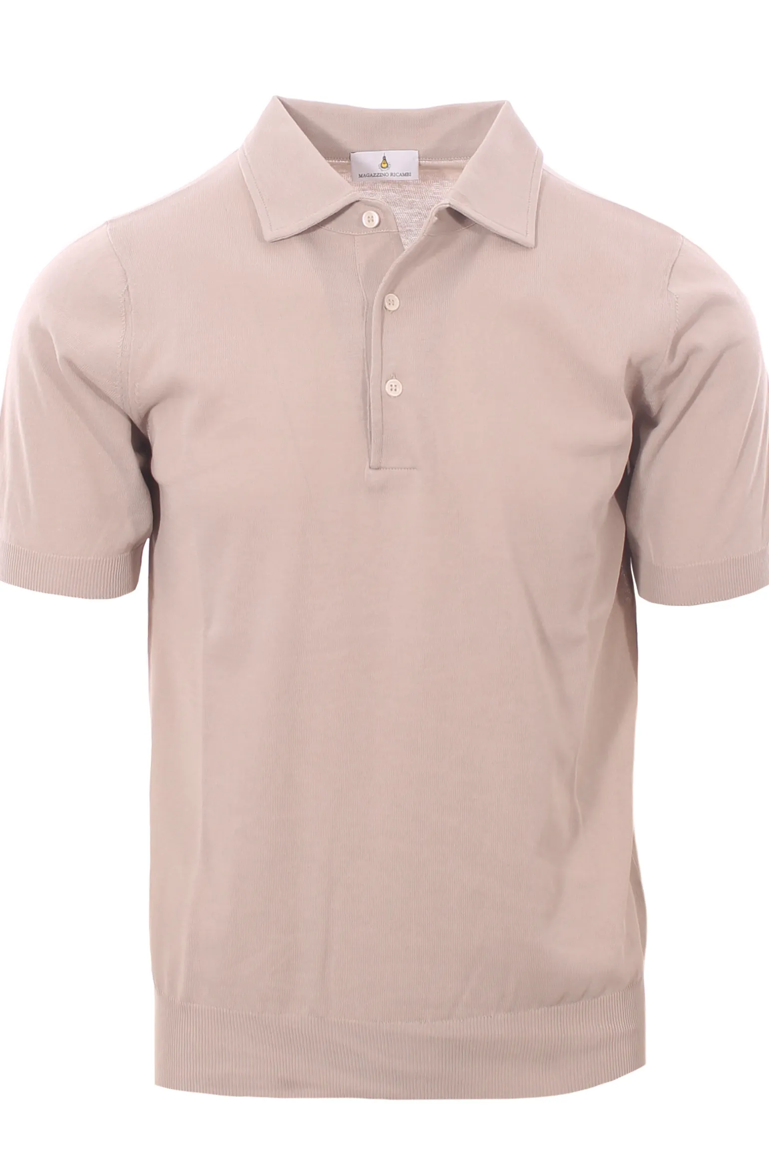 polo paramontura in cotone