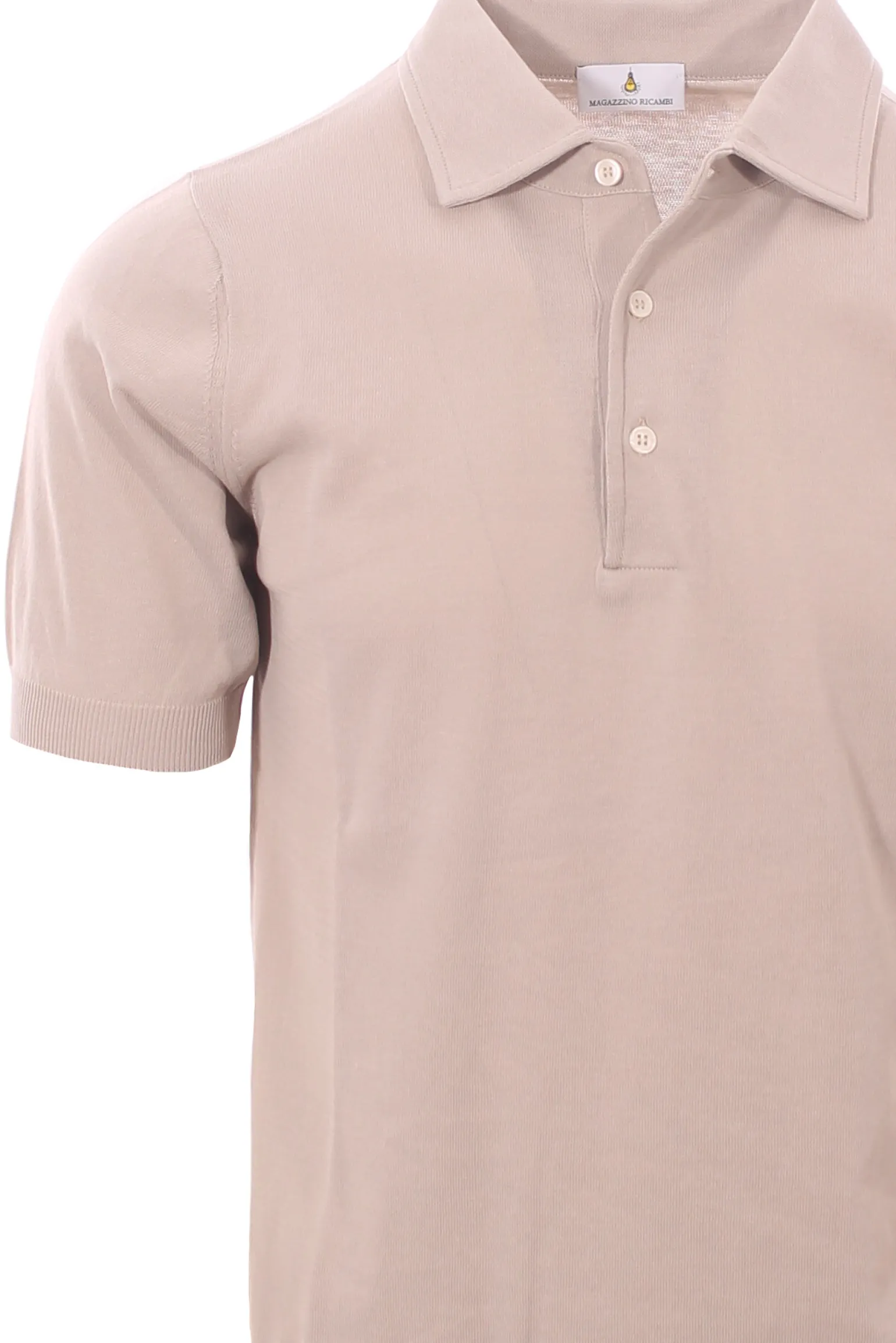 polo paramontura in cotone