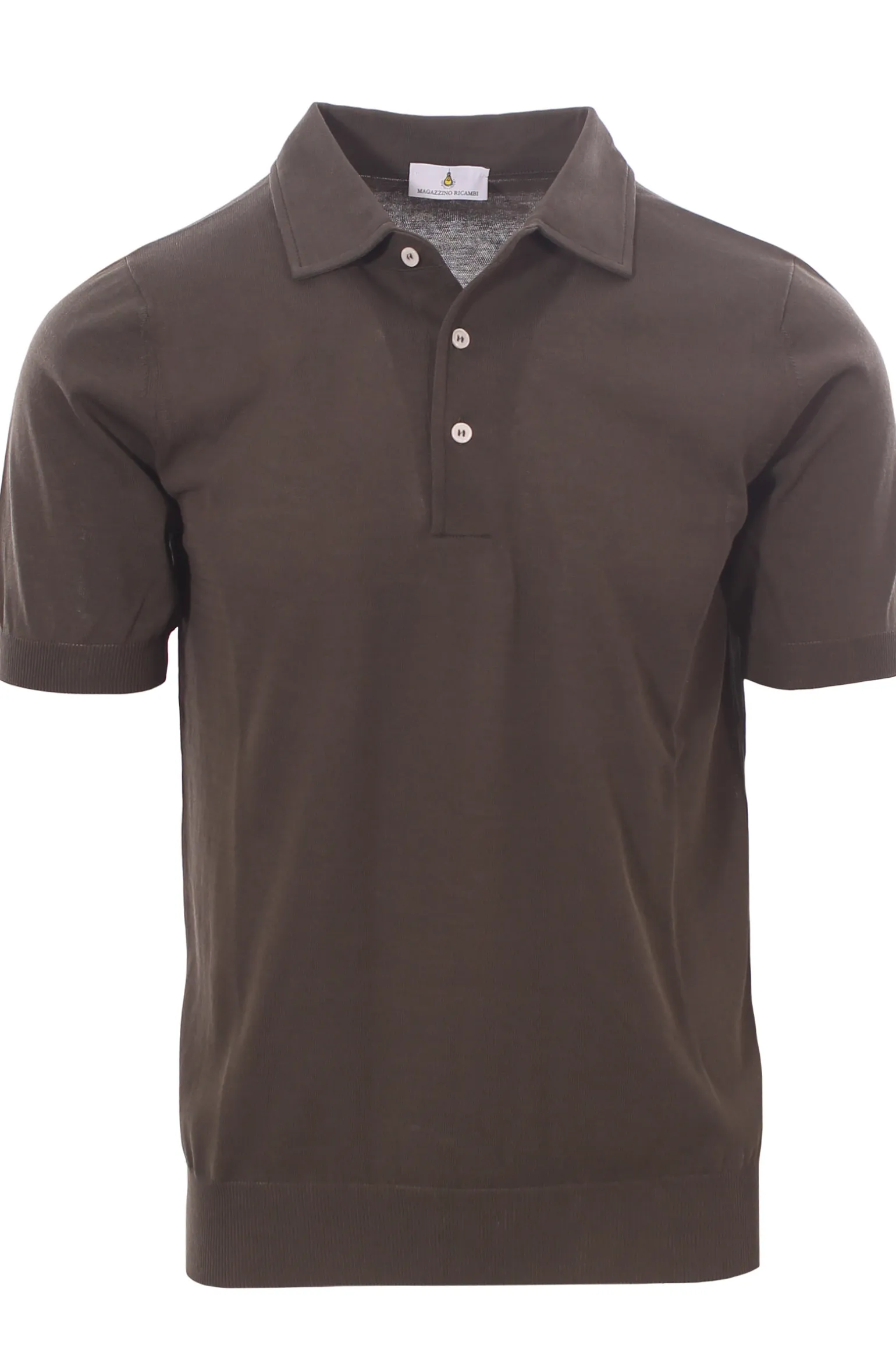 polo paramontura in cotone