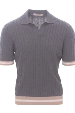 polo skipper cotone treccina