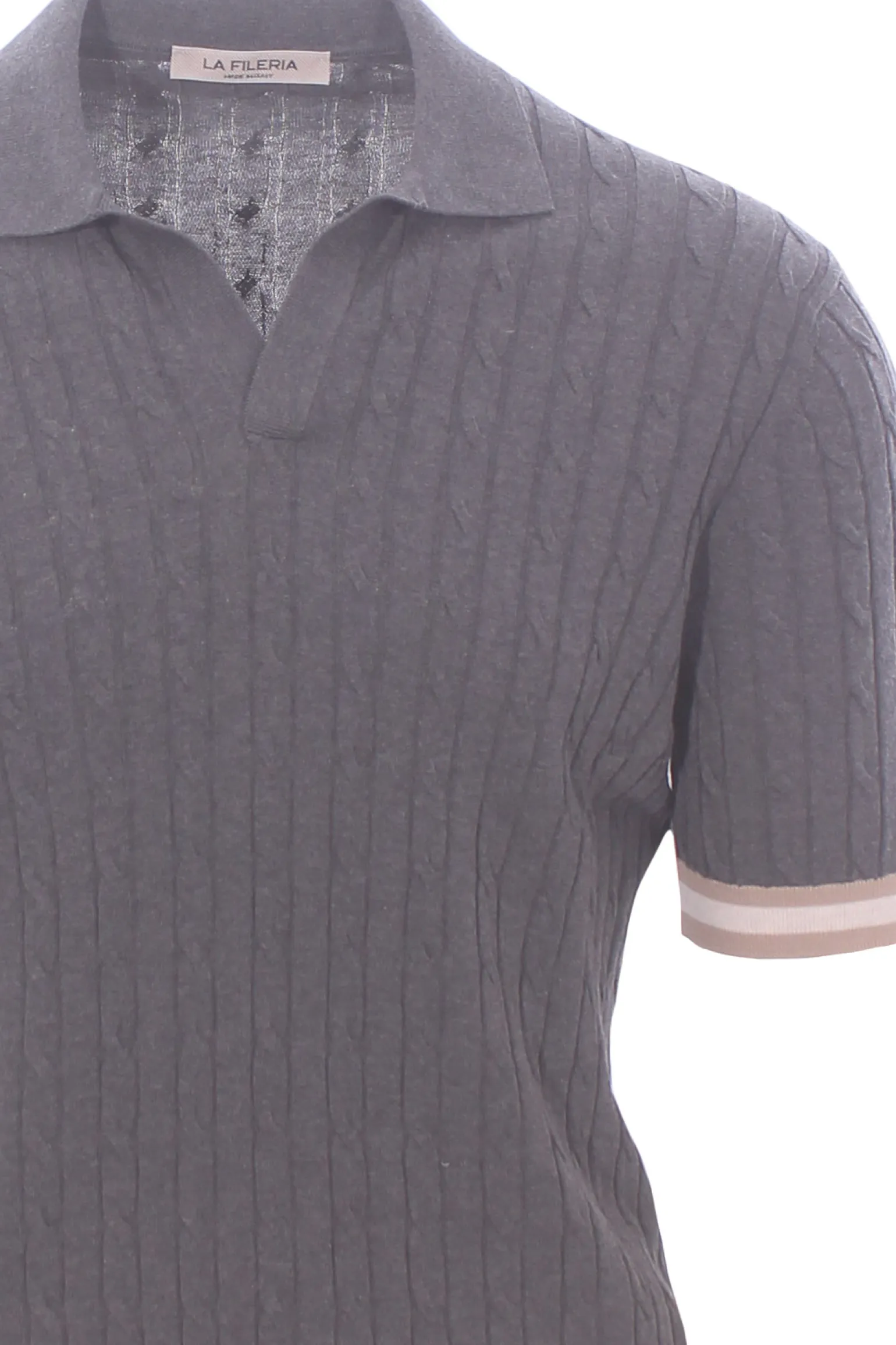 polo skipper cotone treccina