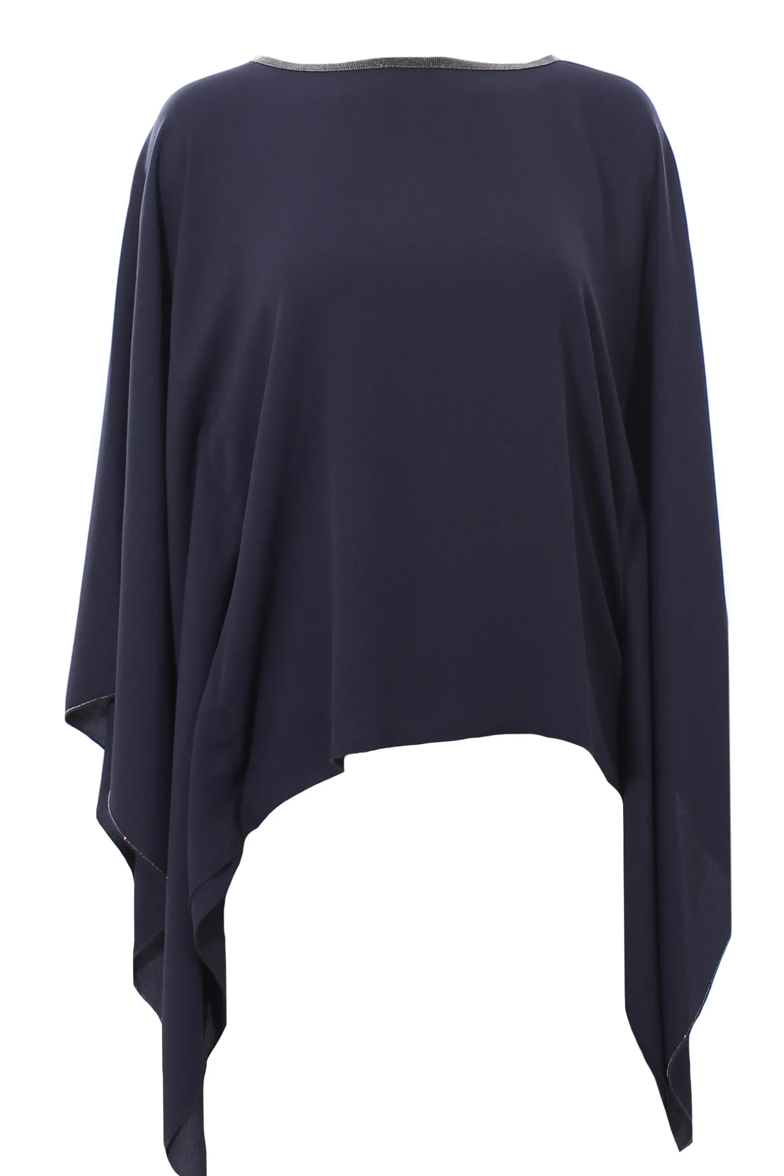 Poncho in seta