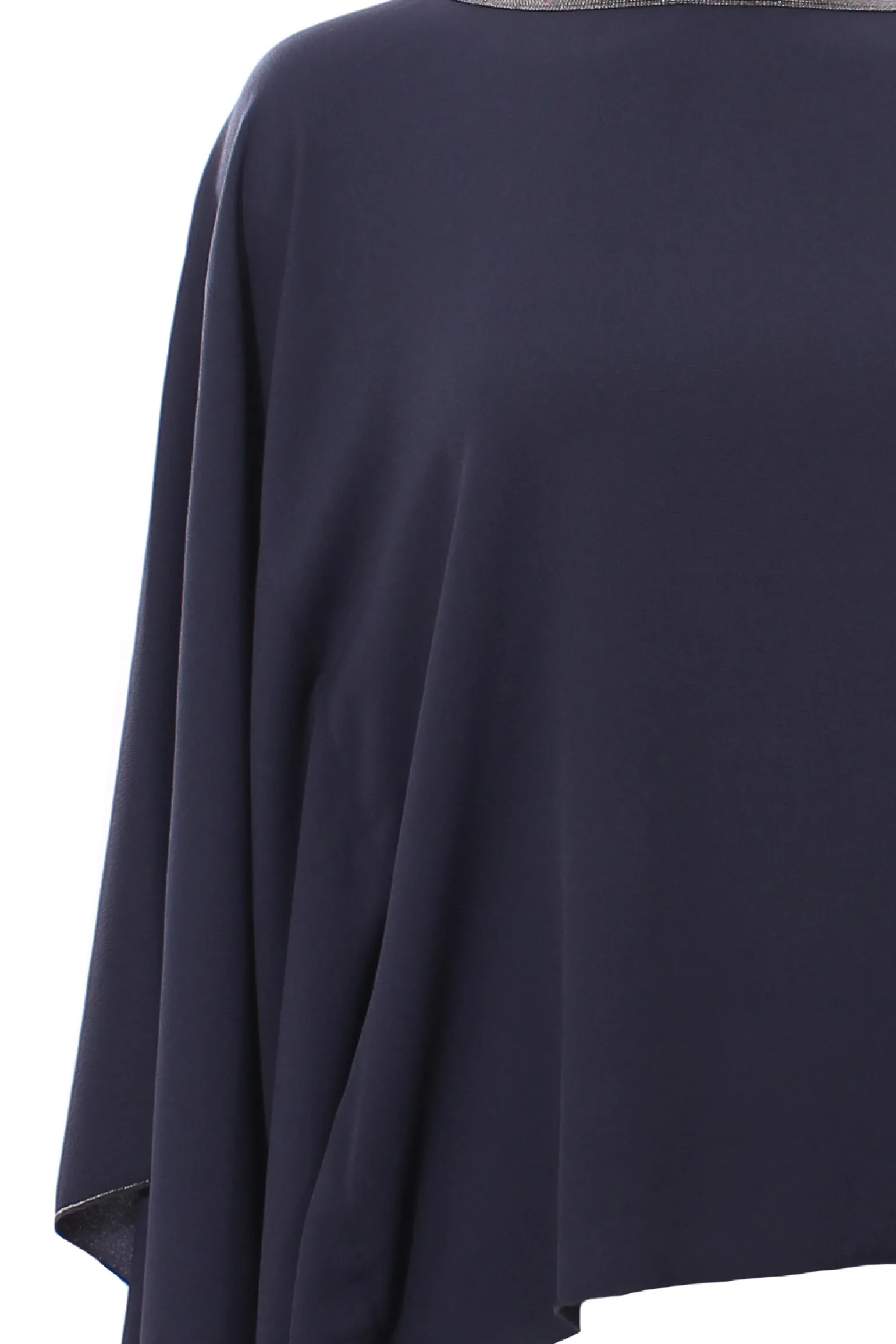 Poncho in seta