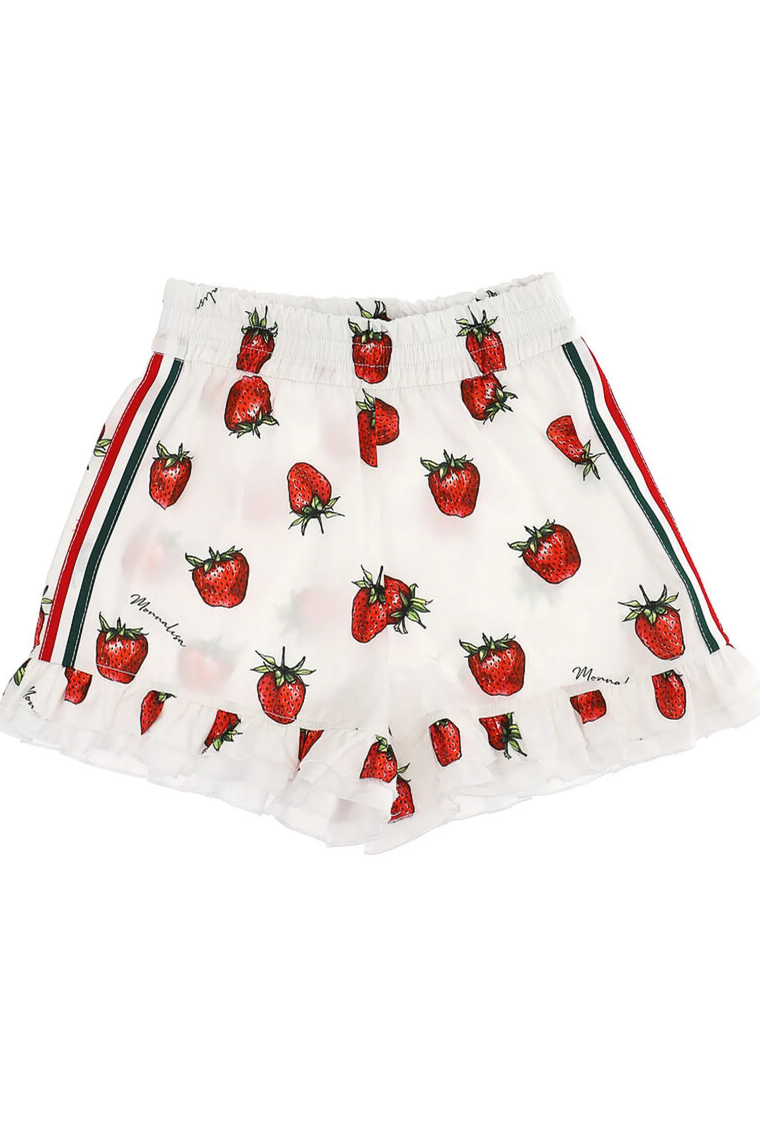 Short in cotone fragole
