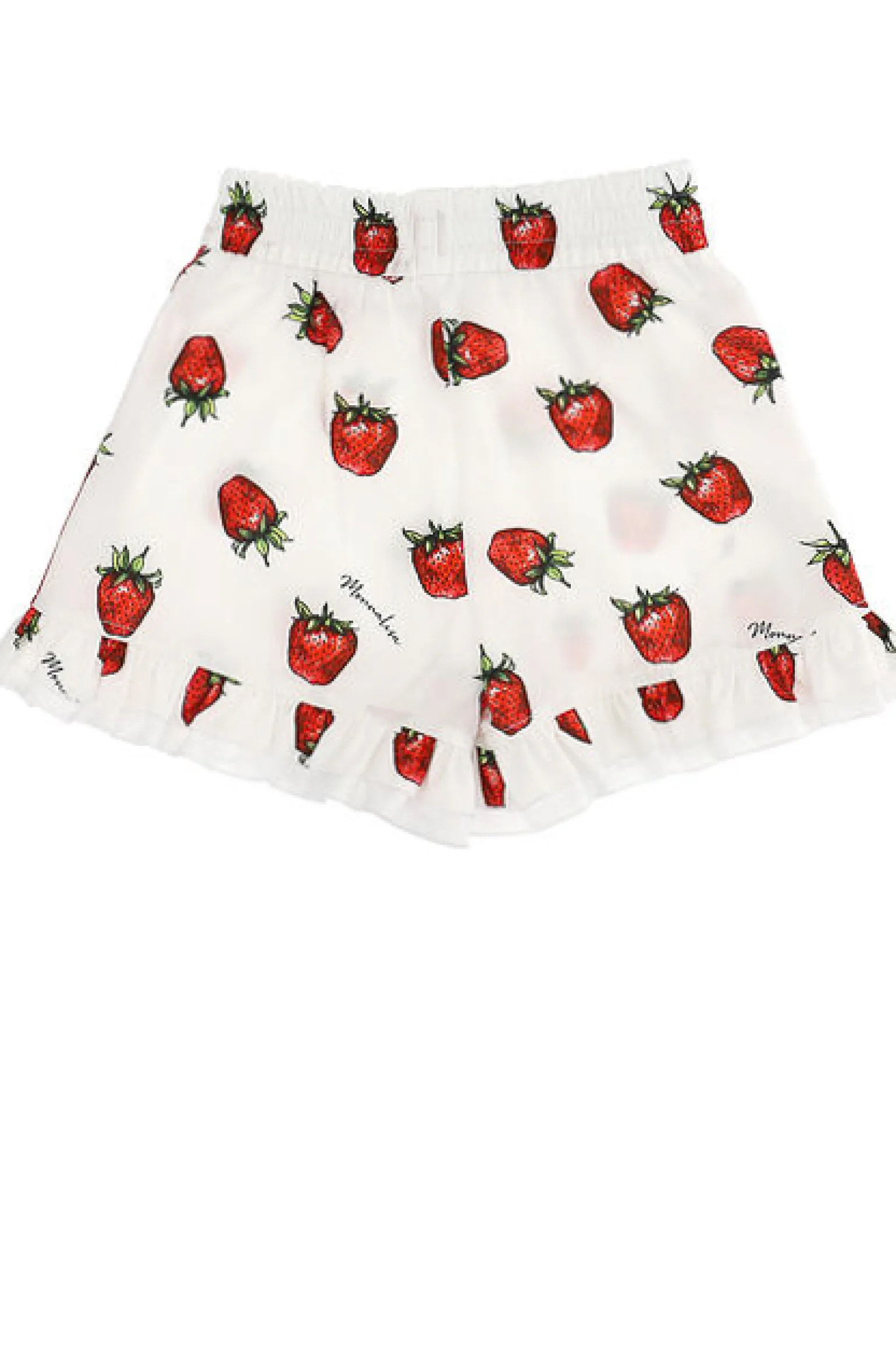 Short in cotone fragole