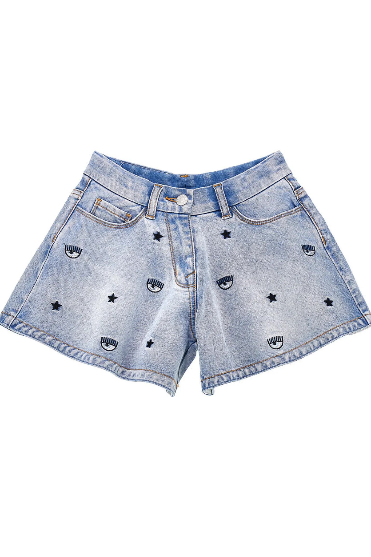 Shorts cinque tasche con logo
