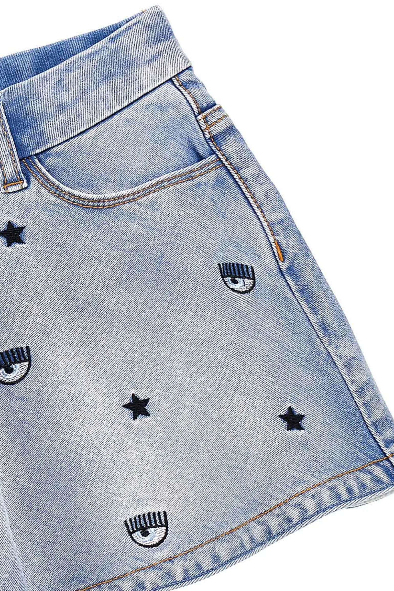Shorts cinque tasche con logo