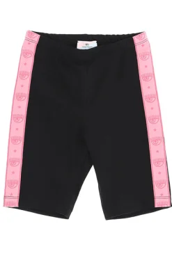 Shorts in cotone stretch logomania