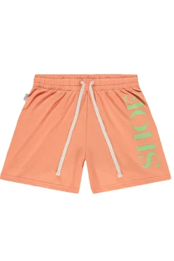 shorts in felpa con logo
