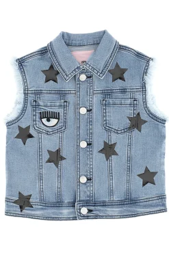 Smanicato in denim stelle