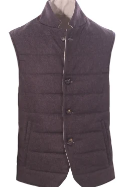 smanicato reversibile in seta e cashmere