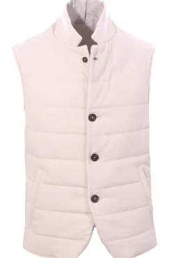 smanicato reversibile in seta e cashmere