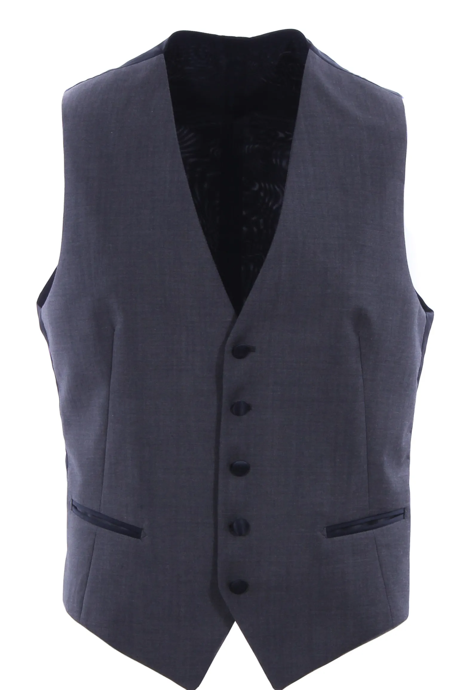 Smoking rever in raso con gilet
