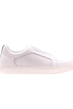 sneakers in cervo con elastici