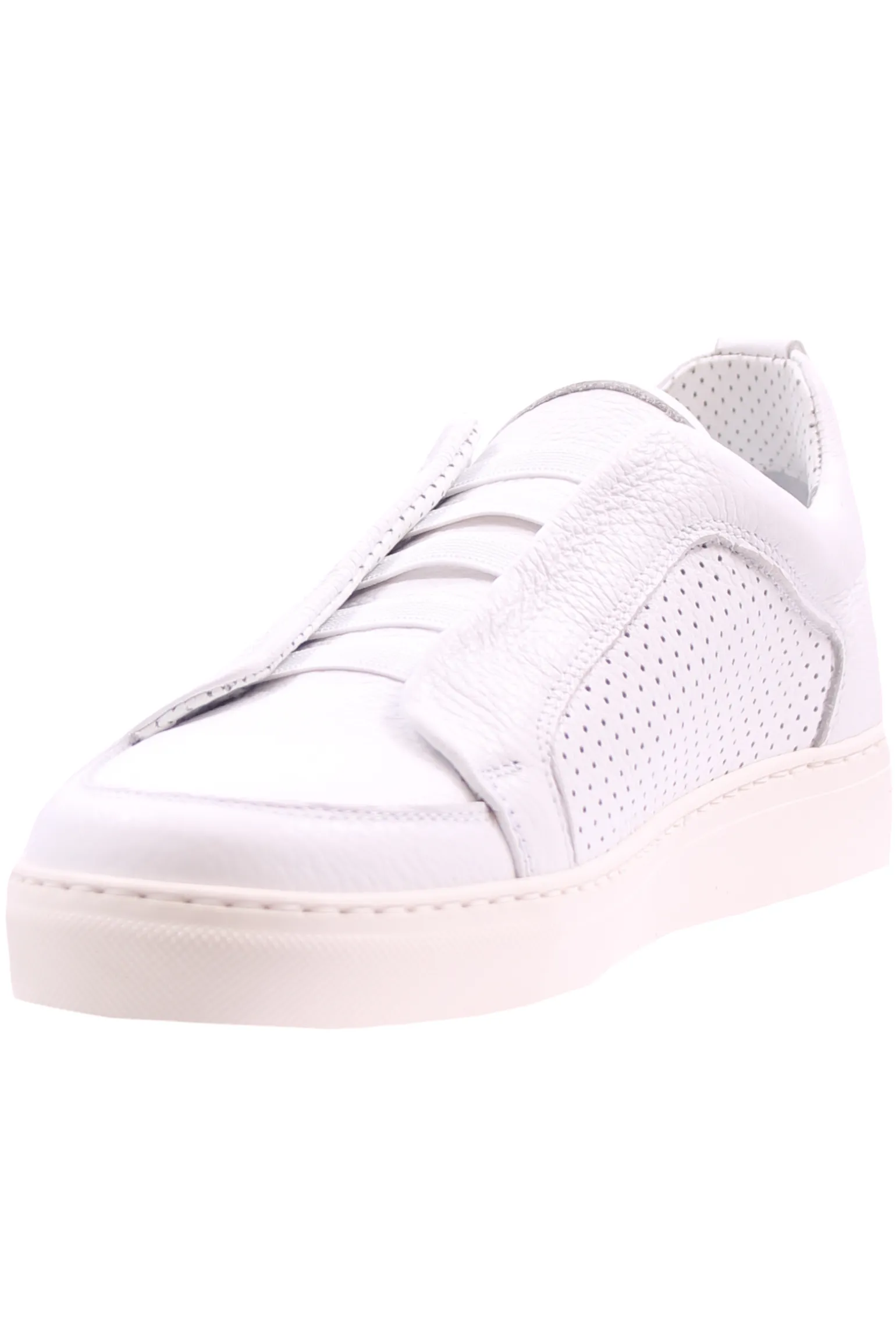 sneakers in cervo con elastici