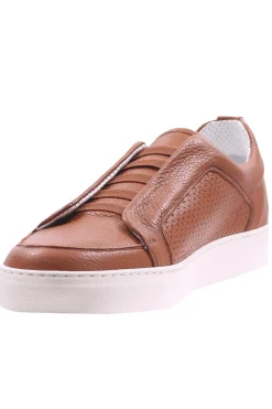 sneakers in cervo con elastici