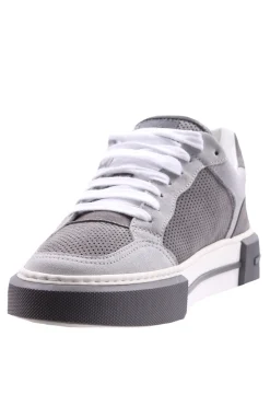 Sneakers traforata in suede
