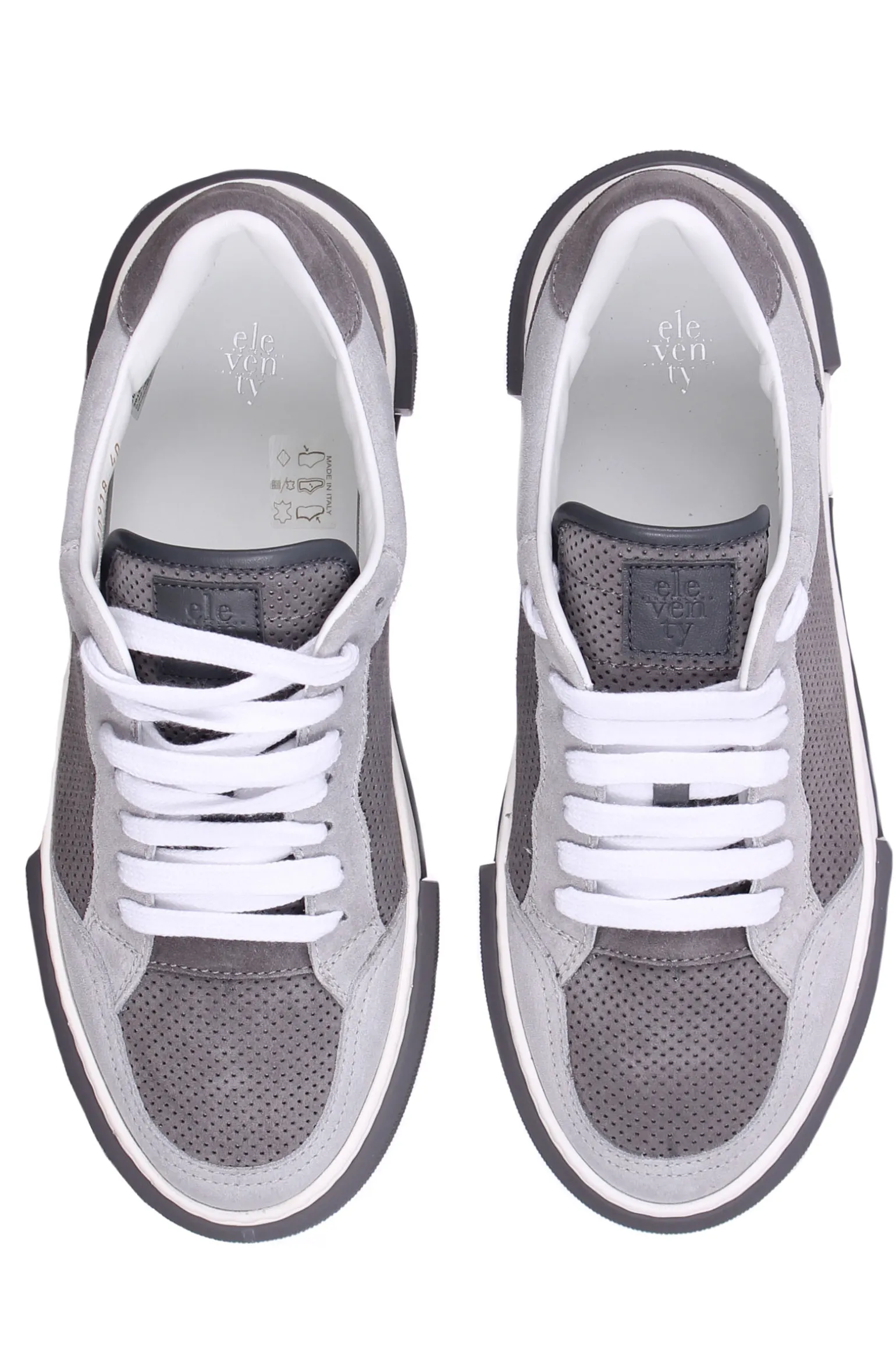 Sneakers traforata in suede