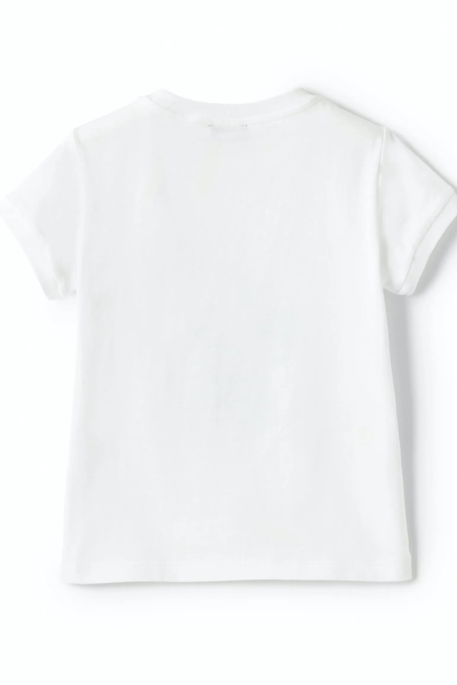 T-shirt bimba con tulipani in cotone