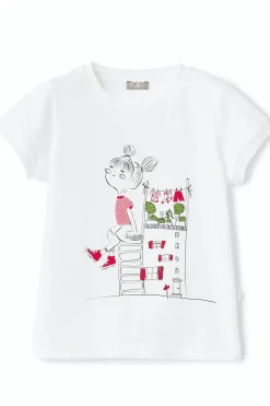 T-shirt bimba in cotone
