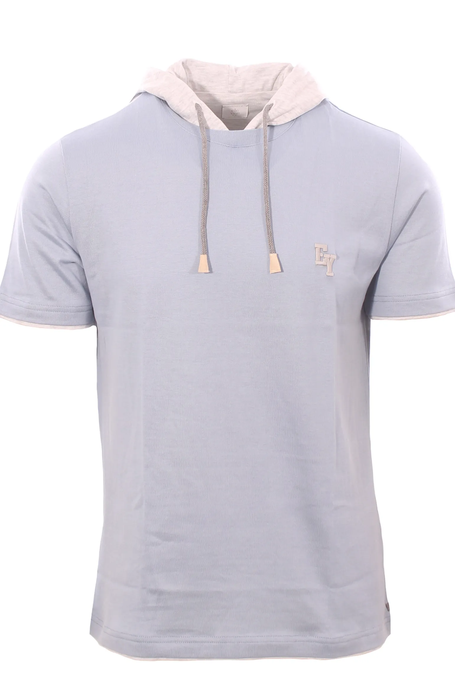 t-shirt con cappuccio