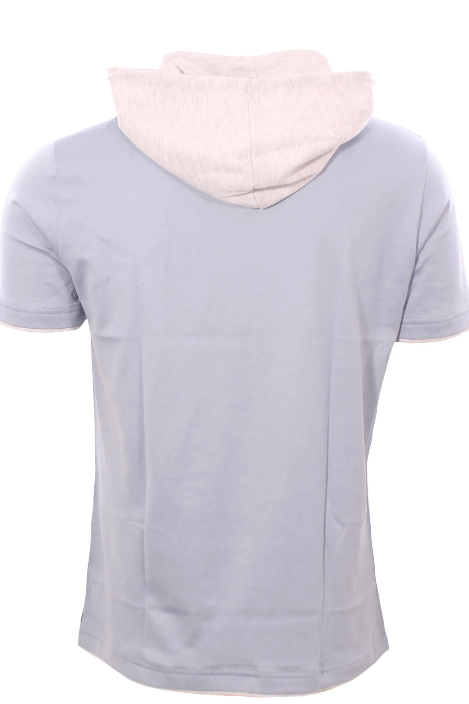 t-shirt con cappuccio